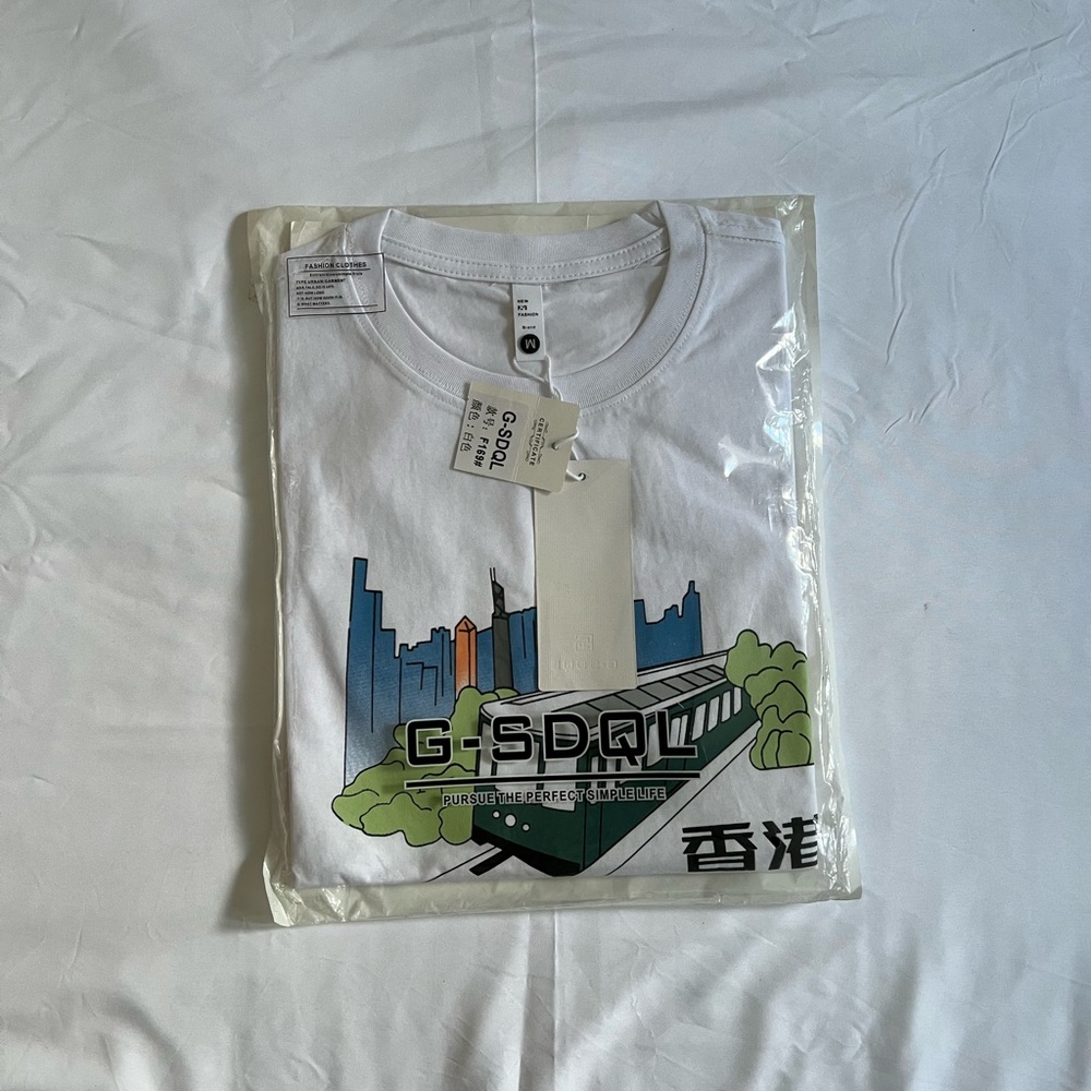 White Graphic T-Shirt for Men
